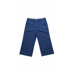 Polo Ralph Lauren Womens Blue Wide Leg Cropped Chino Pants Size 14